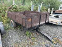 10x6 armoured trailer single axle