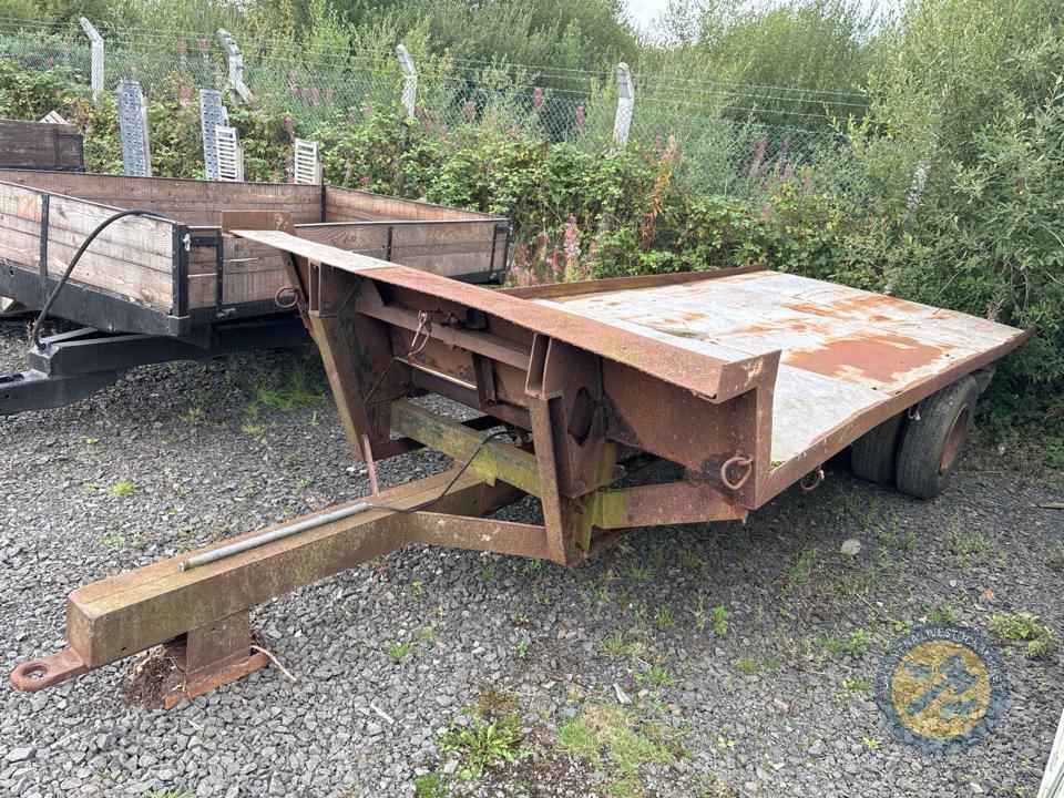 18' flat trailer