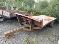 18' flat trailer