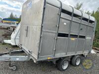 Ifor Williams DP 10'x6'6' live stock trailer with decks, easy load rear door, sludge tank. Tandem axle - 2