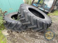 2x 520/85R38 BKT tyres - 2