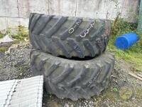 2x 650/65R38 Trelleborg tyres - 2