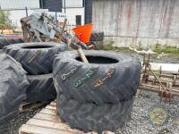 4 JCB D2 Miney tyres