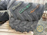 4 JCB D2 Miney tyres - 2