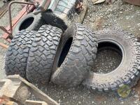 4x 285/70R17 rough terrain tyres