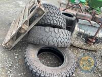 4x 285/70R17 rough terrain tyres - 2