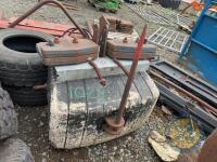 750kg Agco weight block - 2