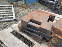 9 W90 tractor weights