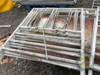 5 calf pens with bucket holders & brackets - 2