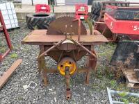 PTO driven circular saw