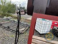 diesel tank metre hose & stand - 2