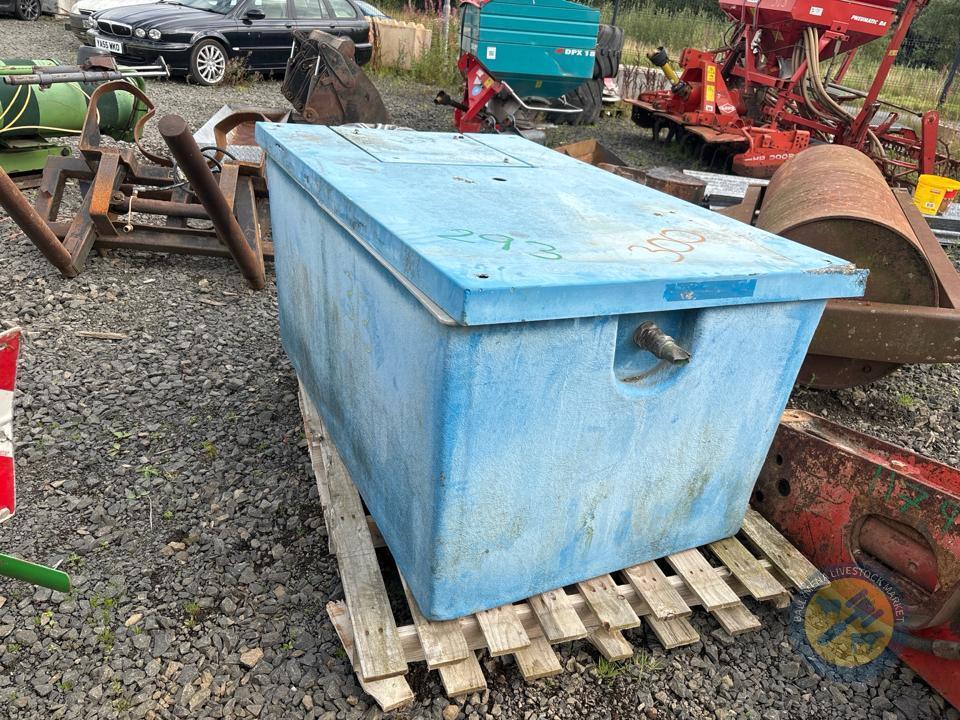 blue insulated tank