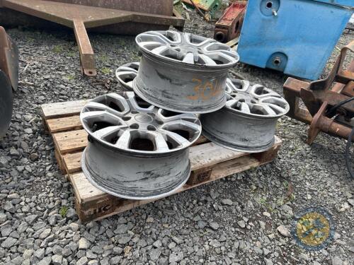 4 alloy rims for ford ranger with pressure sensor