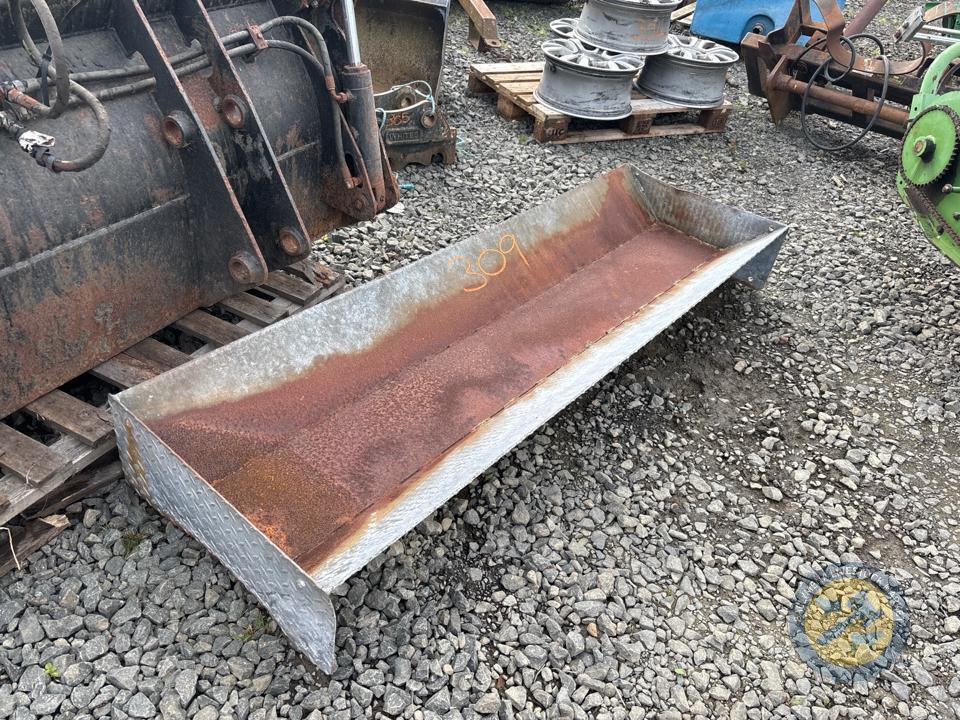 6ft 6 inch galvanised cattle trough