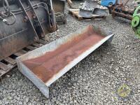 6ft 6 inch galvanised cattle trough
