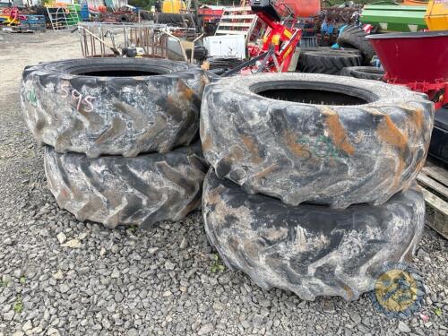 4x 460/70 R24 handler tyres