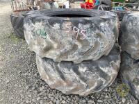 4x 460/70 R24 handler tyres - 2