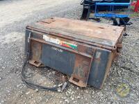 Bobcat sweeper for skidsteer
