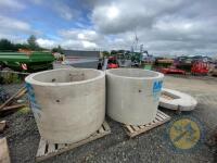 2x 4ft rings & 1 lid - 2