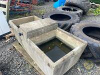 double concrete drinker