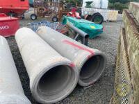 2x 18inch x 8ft pipes