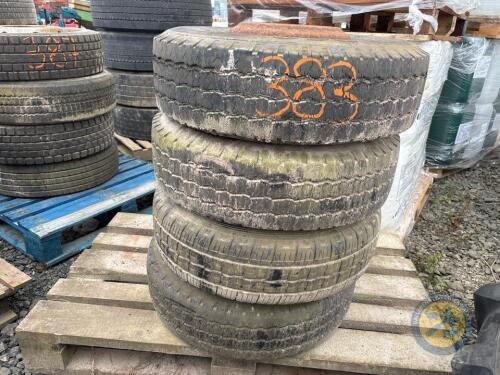 4 225/75 R16C Tyres & Rims Goodyear