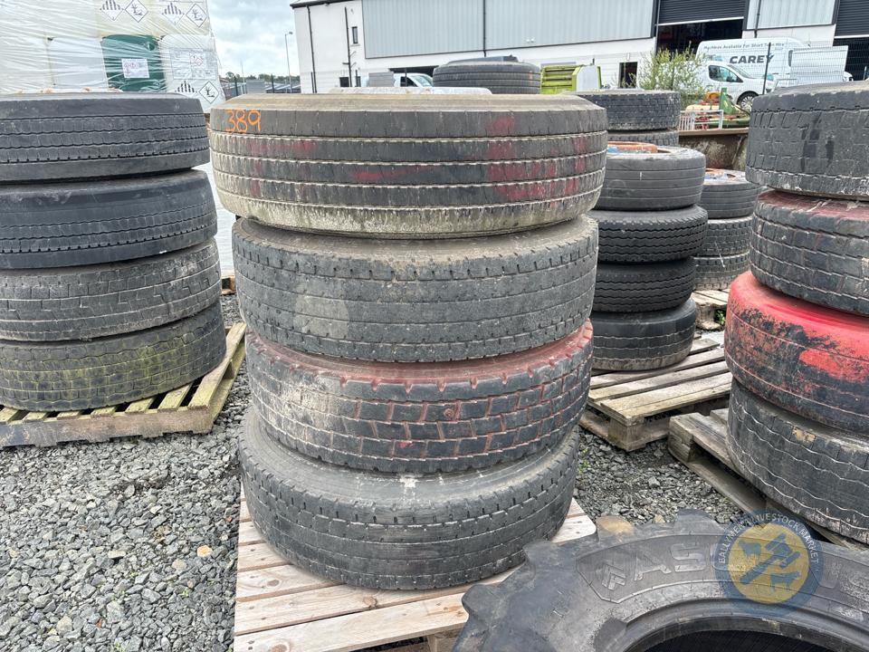 4 315/80 R22.5 tyres & rims Daewoo