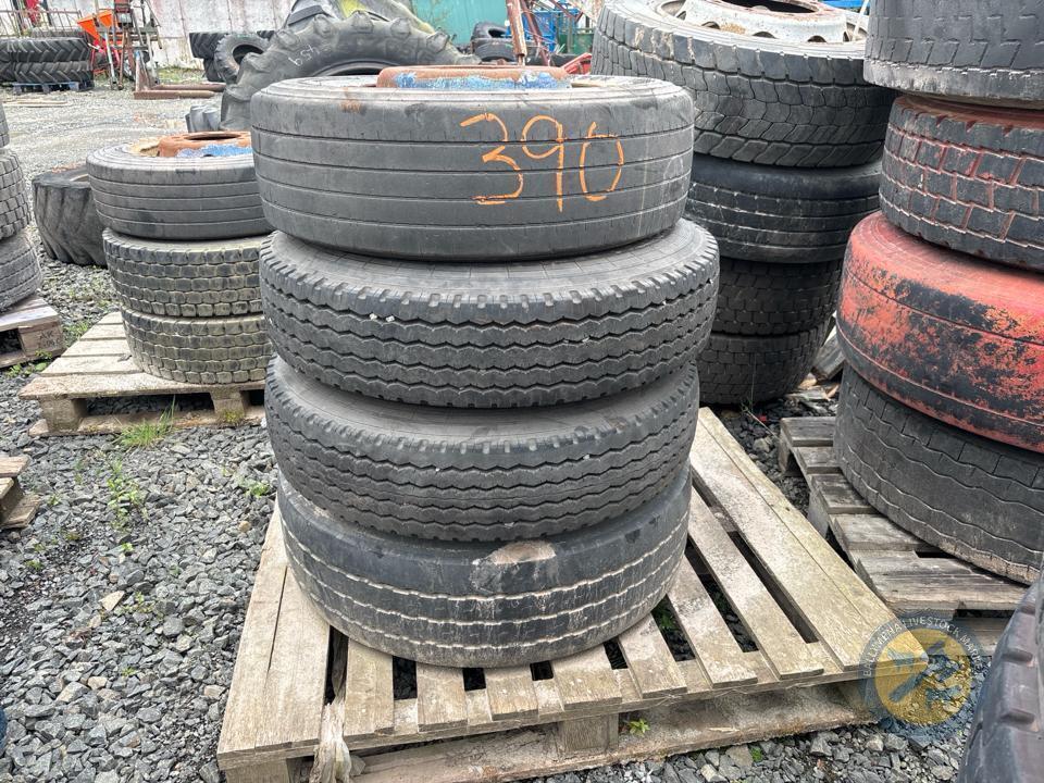 4 245/70 R17.5 tyres & rims Fullrun