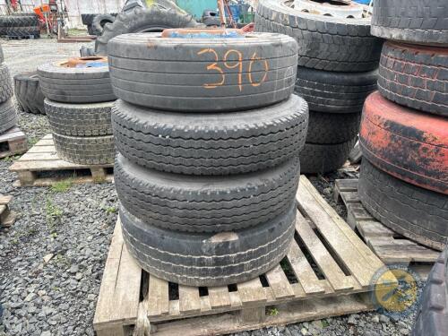 4 245/70 R17.5 tyres & rims Fullrun