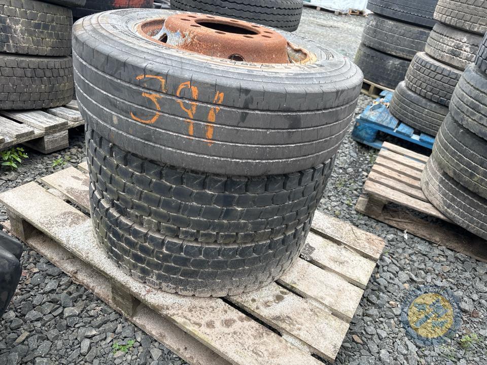 3 245/70 R17.5 Tyres & Rims Fullrun