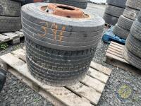 3 245/70 R17.5 Tyres & Rims Fullrun