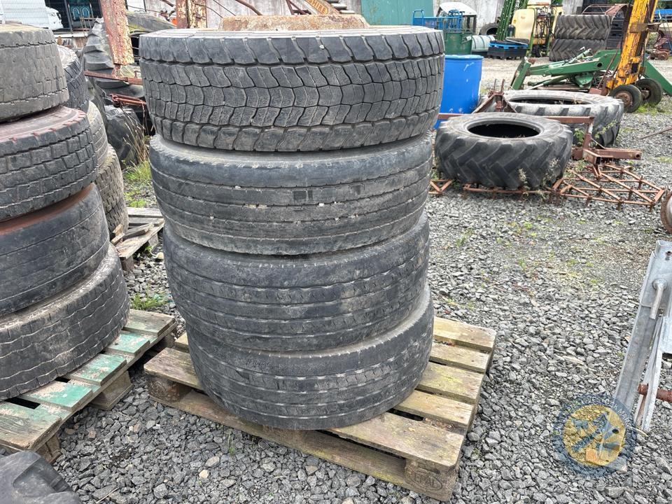 4 295/60 R22.5 Tyres & Rims Austone
