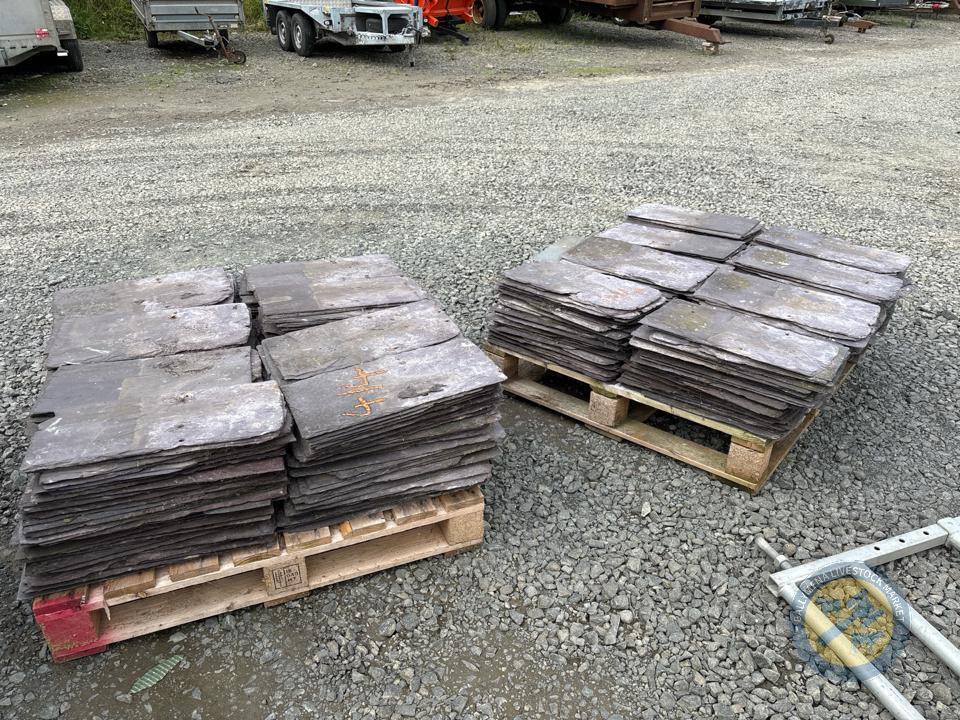 Approx 480 Bangor blue slates 20x10