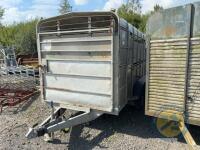 14ft hudson triaxle trailer, comes with decks & cattle gate - 3
