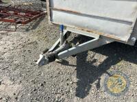 14ft hudson triaxle trailer, comes with decks & cattle gate - 4