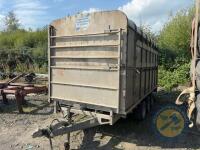Ifor Williams 14ft cattle trailer with cattle dividing gate