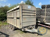 Ifor Williams 14ft cattle trailer with cattle dividing gate - 3