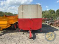 Cattle traielr tandem axle MCM 18x8 iwht stands, lights - 2