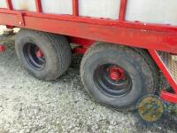 Cattle traielr tandem axle MCM 18x8 iwht stands, lights - 7