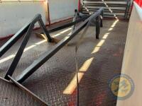 Cattle traielr tandem axle MCM 18x8 iwht stands, lights - 9