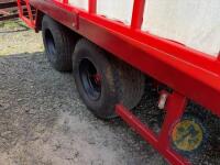 Cattle traielr tandem axle MCM 18x8 iwht stands, lights - 10