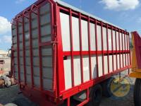 Cattle traielr tandem axle MCM 18x8 iwht stands, lights - 12