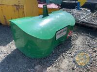 proforage 1500kg weight block & tool box - 2