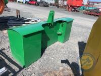 proforage 1500kg weight block & tool box - 3