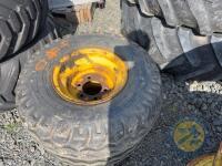 2 small trailer wheels - 2