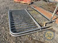 2 stainless steel panels