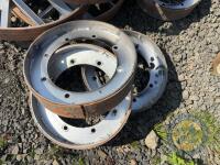 4 small steel wheels - 2