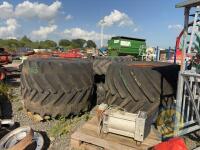 2 66/45/25 Terra tyres & rims - 3