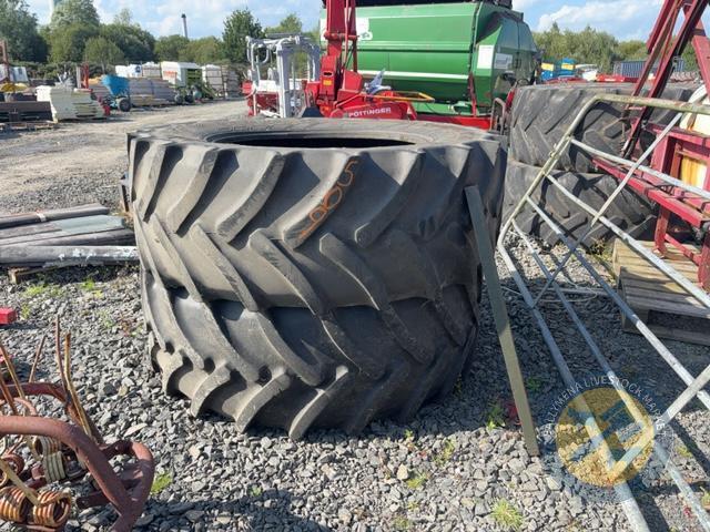 2x tractor tyres 540/65/r34