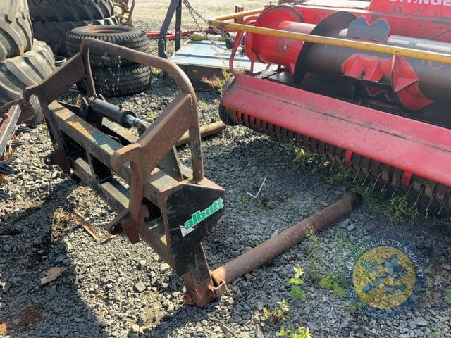 Bale handler with euro brackets